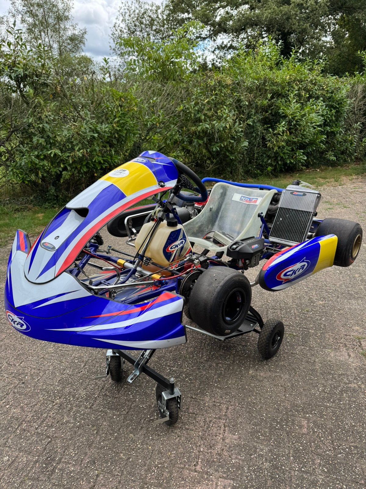 CKR kart met Rotax Max  DD2 motor 125cc, Ophalen, Gebruikt, Kart