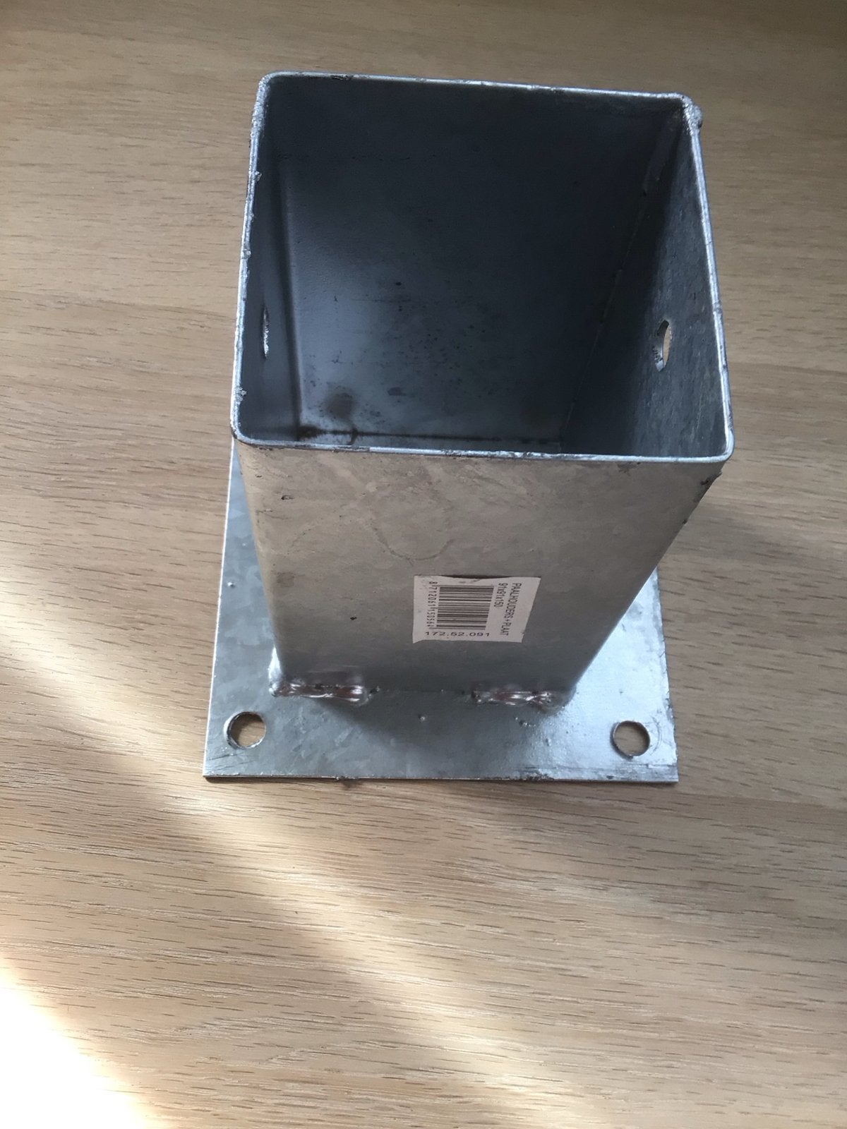P.a.a.l houder - Plaat 91x91x150mm, Ophalen of Verzenden, Nieuw