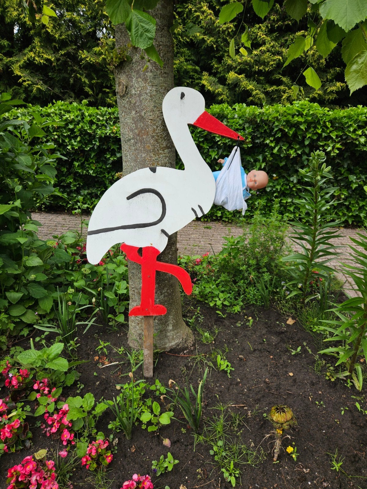 Geboortebord, Kinderen en Baby's, Ophalen, Gebruikt, Geboortebord