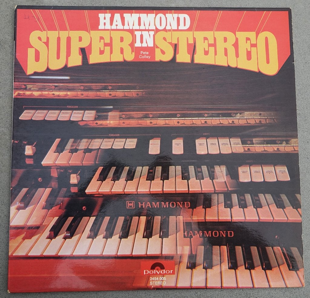 Pete Colley - Hammond Super in Stereo LP (Polydor), Inclusief binnenhoes, Ophalen of Verzenden, Gebruikt, 12 inch