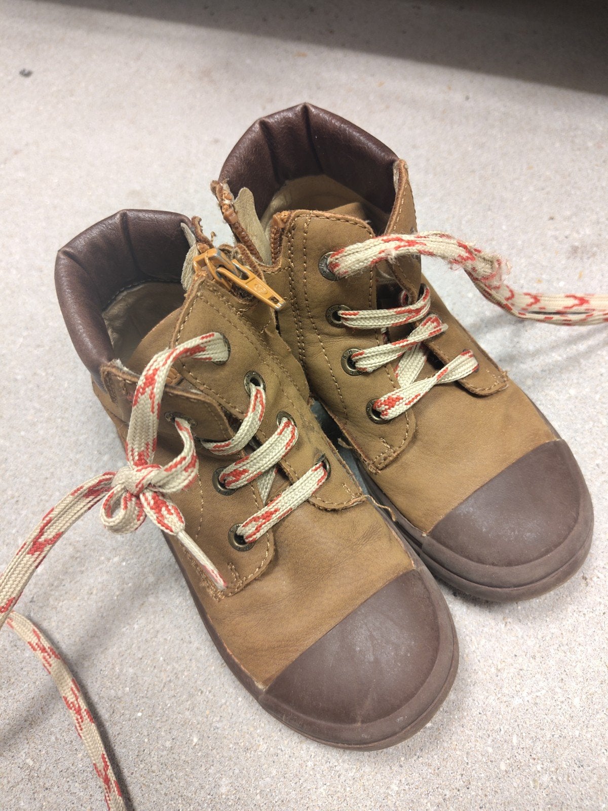 Stoere bruine kinderschoenen maat 23 Shoesme, Gebruikt, Schoenen, Ophalen of Verzenden, Shoesme