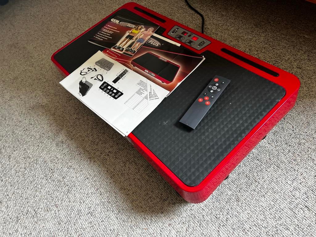 Vibro Max trilapparaat met oefeningenboekje en afstandsbedie, Ophalen of Verzenden, Zo goed als nieuw, Benen, Overige typen