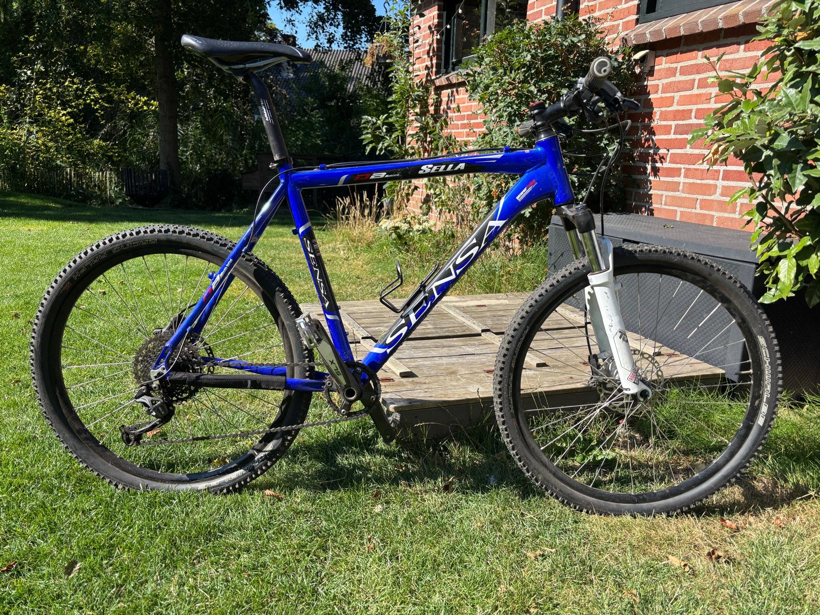 Sensa Sella Mountainbike - Blauw - Framemaat 21 inch, Gebruikt, Hardtail, Heren, Schijfrem
