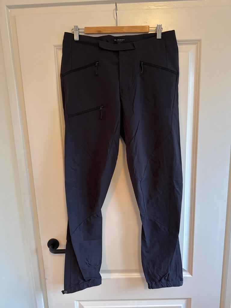 Mammut Courmayeur SO broek - Maat M (48), Kleding | Heren, Ophalen of Verzenden, Gedragen, Maat 48/50 (M), Zwart