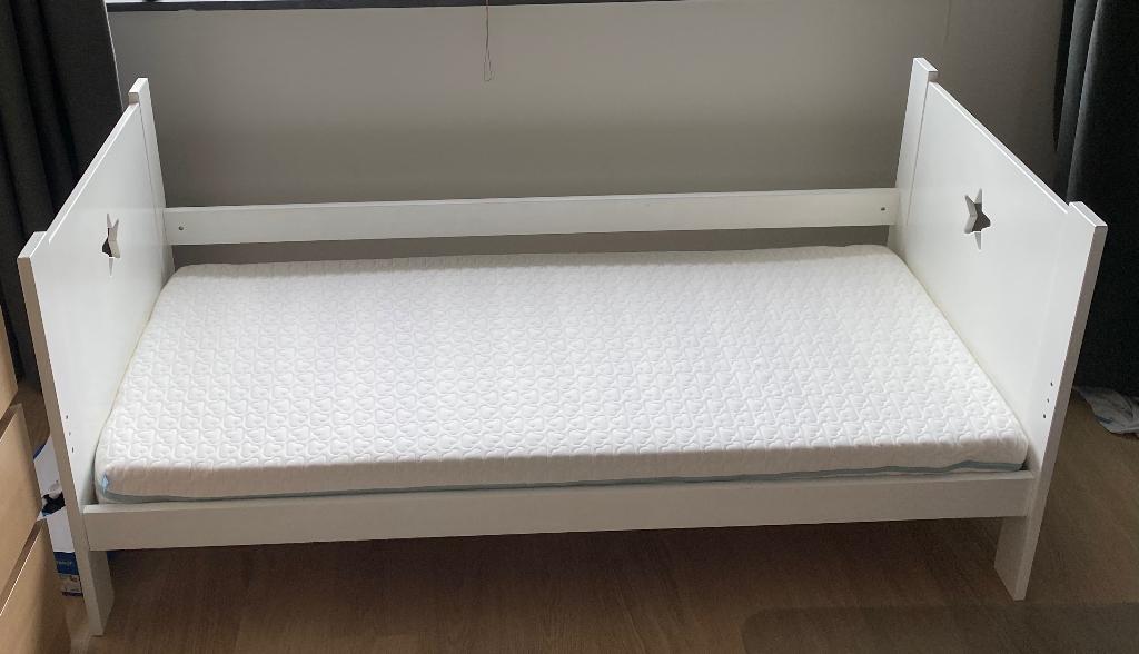 Petit Amelie kinderbed incl matras 160x70, Gebruikt, 70 tot 85 cm, 160 tot 180 cm, Ophalen