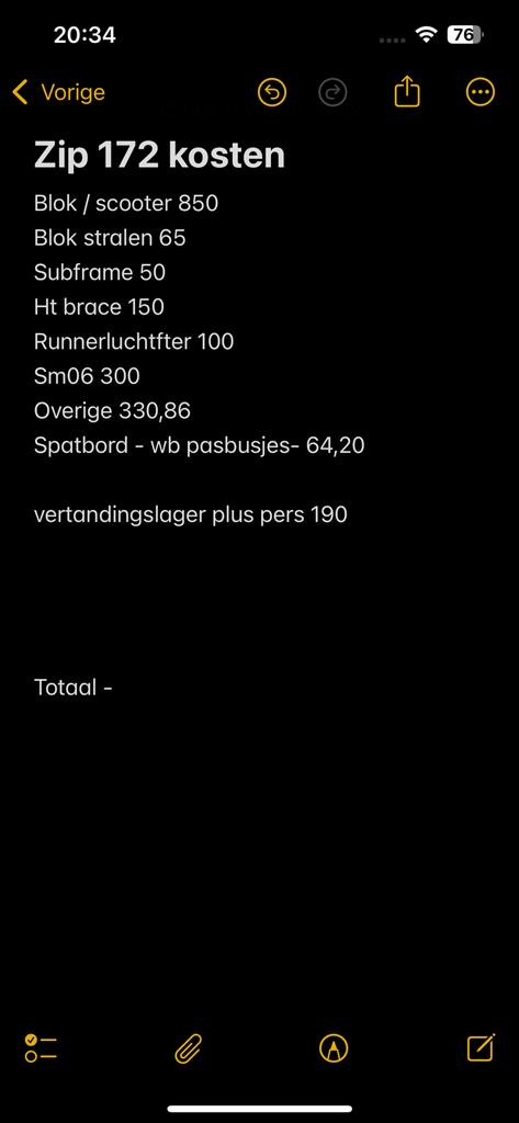 Zip 172 brom, Ophalen, Tweetakt, Maximaal 45 km/u, Zip