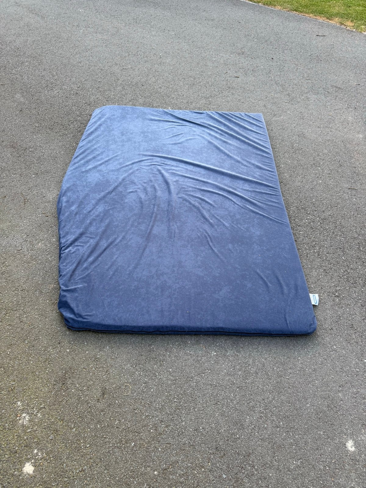 Topper frans bed 190x140x7, Gebruikt, Tweepersoons, Matras, 140 cm