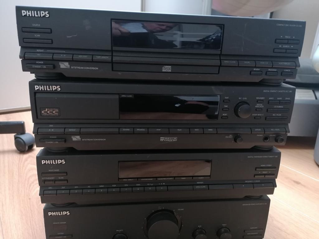 Philips Hifi Set - CD-speler, DCC, Tuner, Versterker, Ophalen, Philips, Gebruikt, Losse componenten