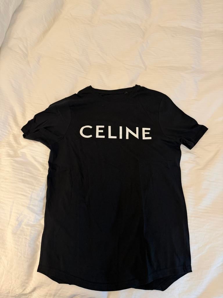 Celine T-shirt Zwart Maat S, Kleding | Heren, T-shirts, Ophalen of Verzenden, Zo goed als nieuw, Zwart