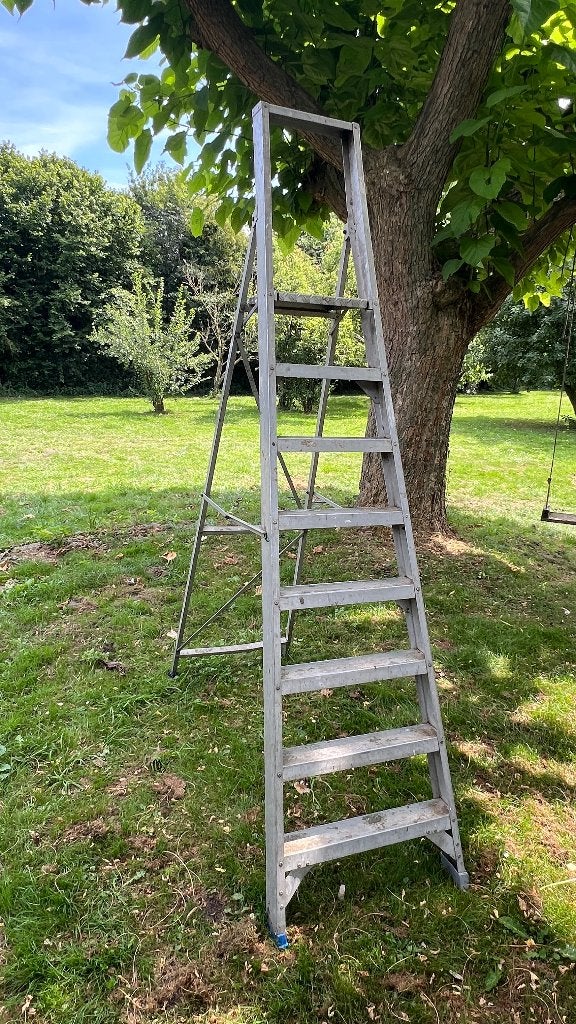 Ladder 180 cm, Doe-het-zelf en Verbouw, Ladders en Trappen, Ophalen, Gebruikt, Ladder, 2 tot 4 meter