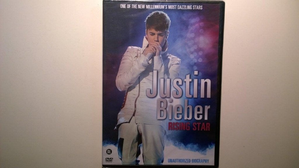 Justin Bieber - Rising Star (DVD), Cd's en Dvd's, Alle leeftijden, Ophalen of Verzenden, Nieuw in verpakking, Documentaire