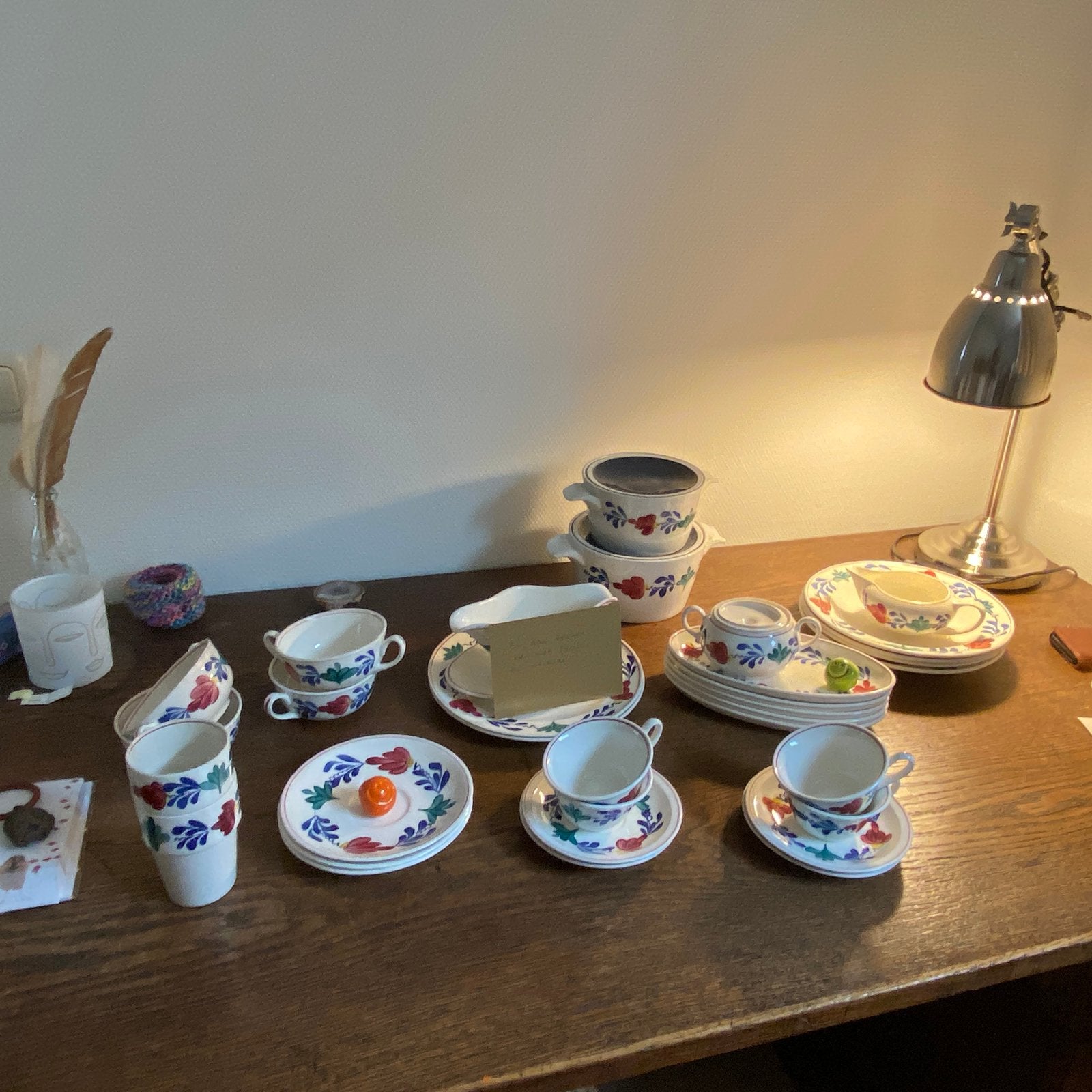 Boerenbond servies, Ophalen