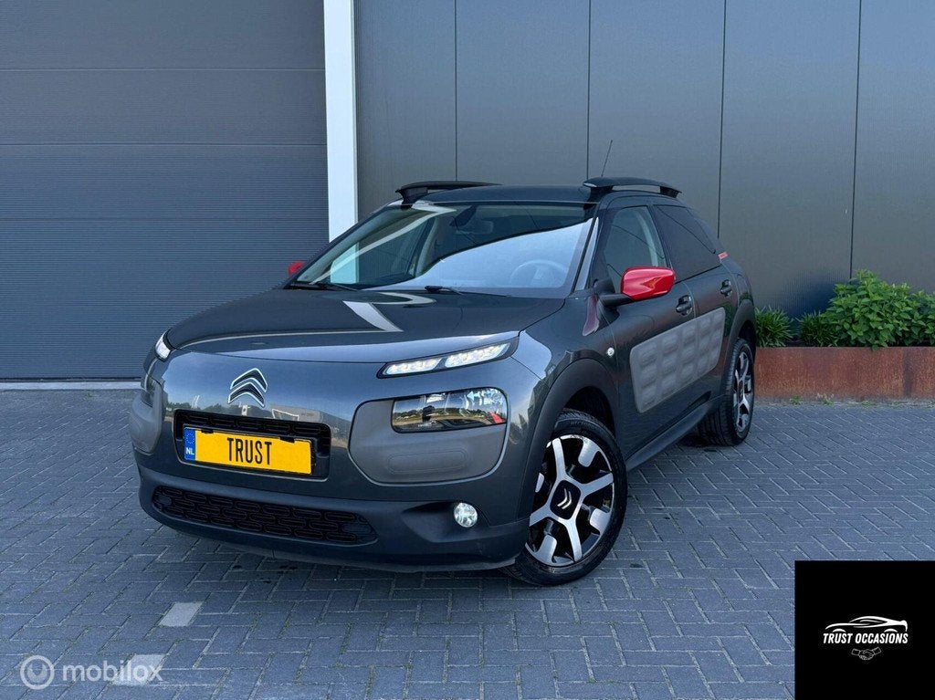 Citroen C4 Cactus 1ste eigenaar dealeronderhouden pano nw ds, Stof, Zwart, Overige carrosserieën, Bedrijf