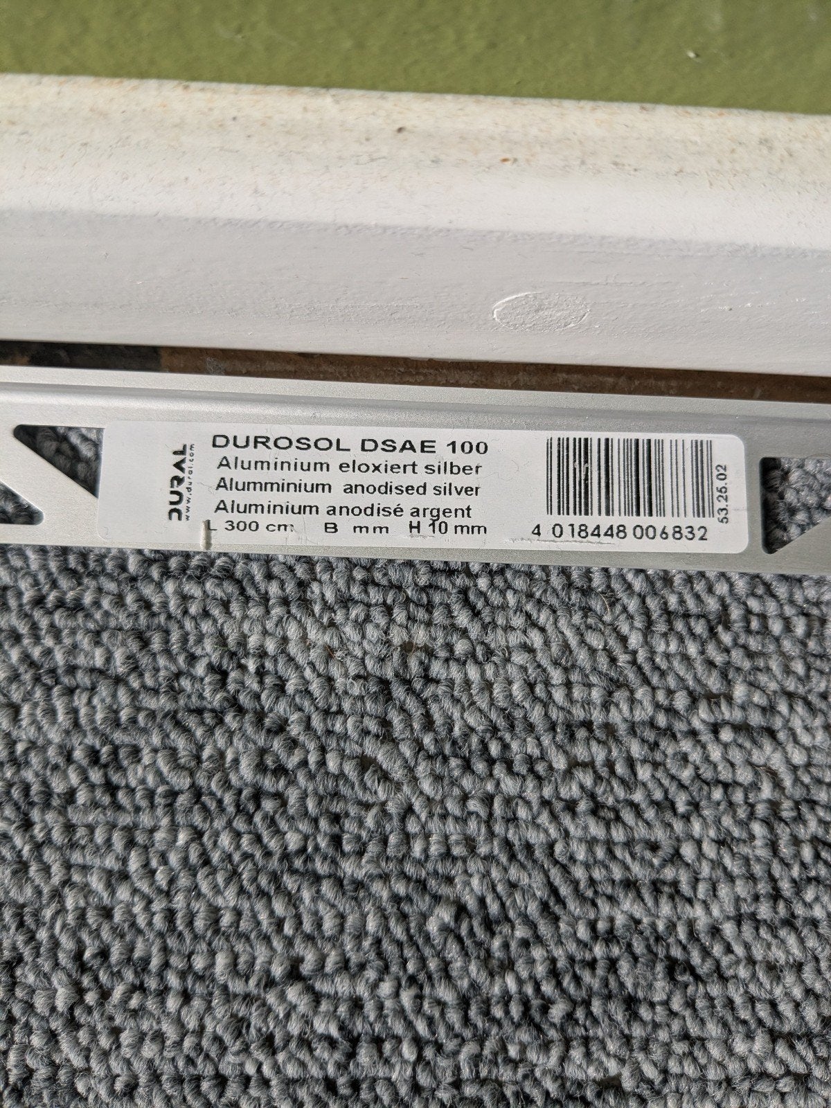 Hoekprofiel voor stucen, aluminium zilver, 300 cm, Ophalen