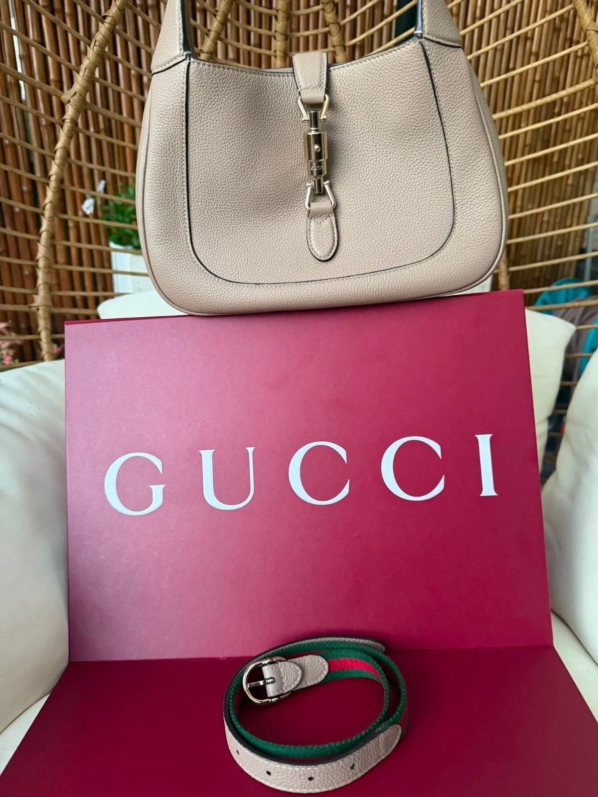 Nieuwe gucci jackie 1961, Ophalen of Verzenden, Nieuw, Overige kleuren, Handtas