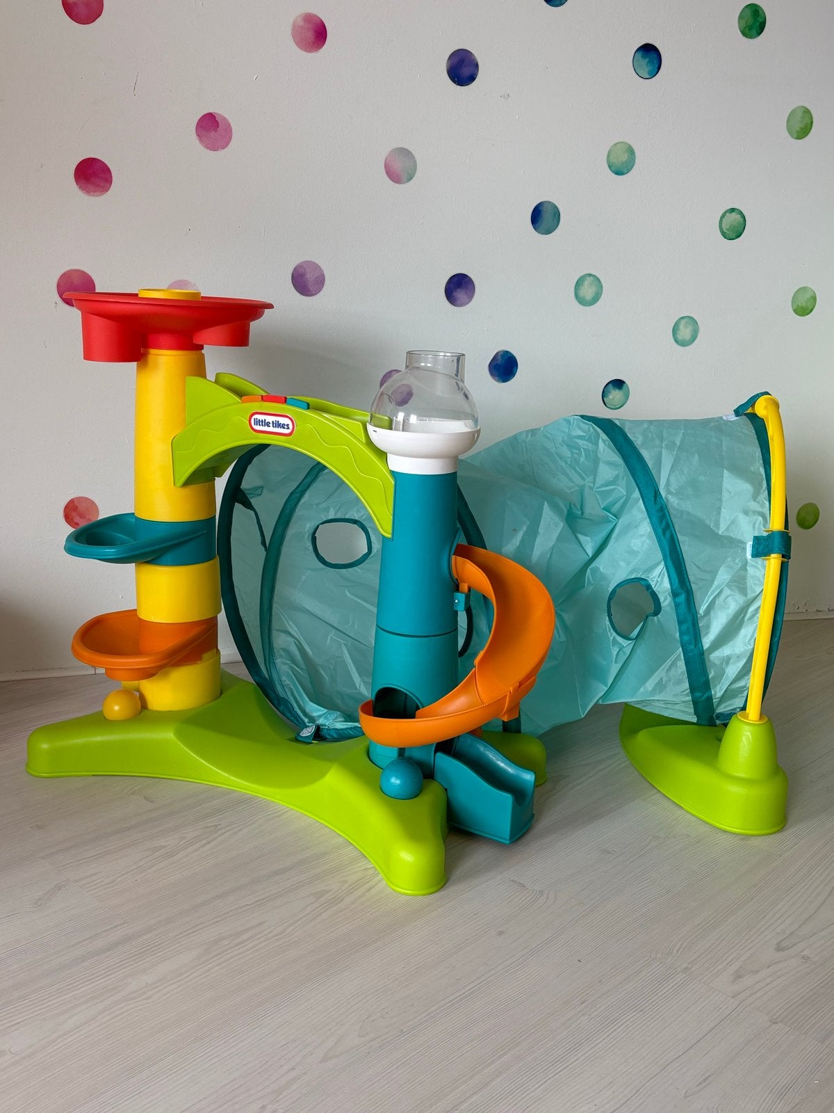Little Tikes 2-in-1 Activiteitentunnel met ballenbanen, Ophalen, Zo goed als nieuw, Overige typen, Met geluid