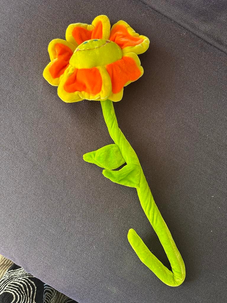 Nostalgische Pluche Smiley Bloemen - Jaren 2000 Decoratie, Ophalen, Zo goed als nieuw, Jongen of Meisje