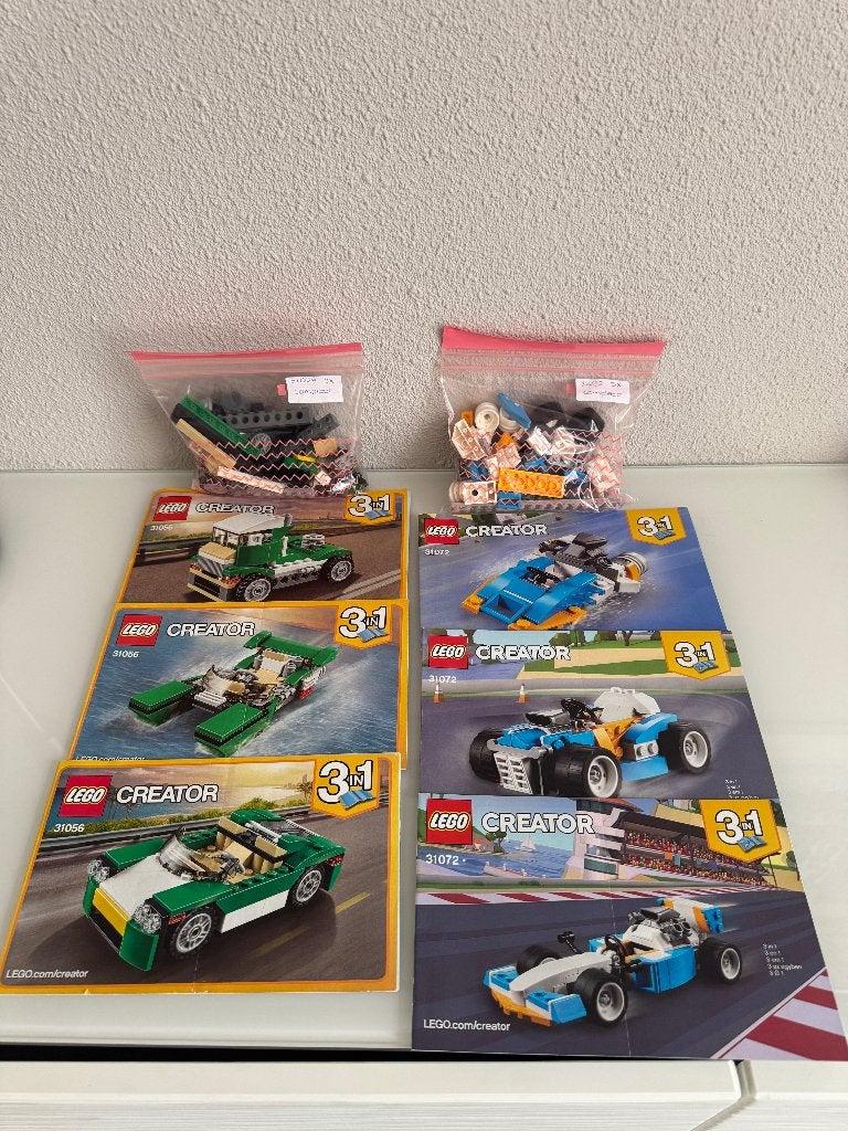 Diverse lego Creator 3 in 1 sets, Compleet, Lego, Ophalen of Verzenden, Zo goed als nieuw
