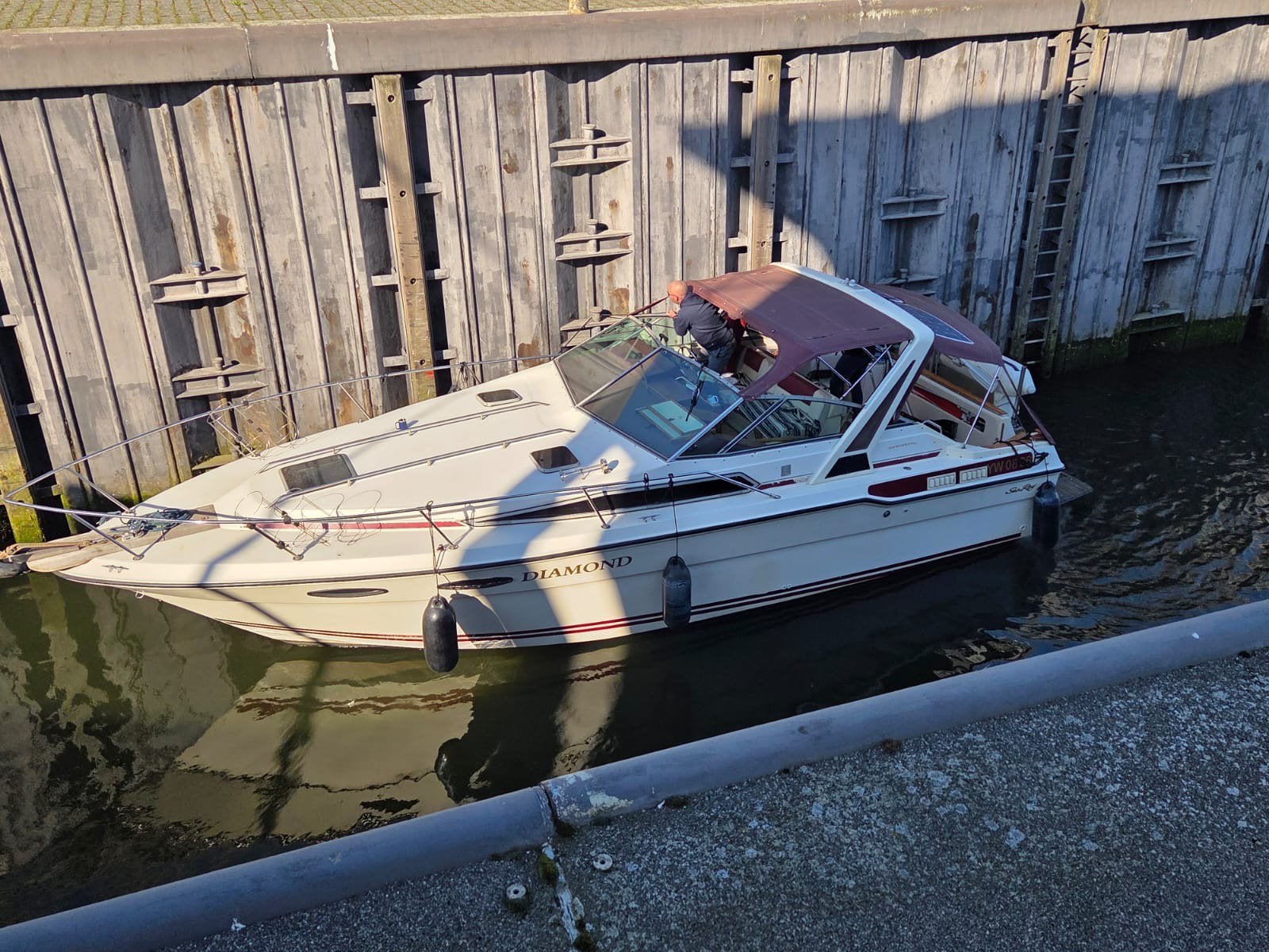 Searay sundancer 300, Watersport en Boten, 10 m, Gebruikt, Walstroom, Binnenboordmotor