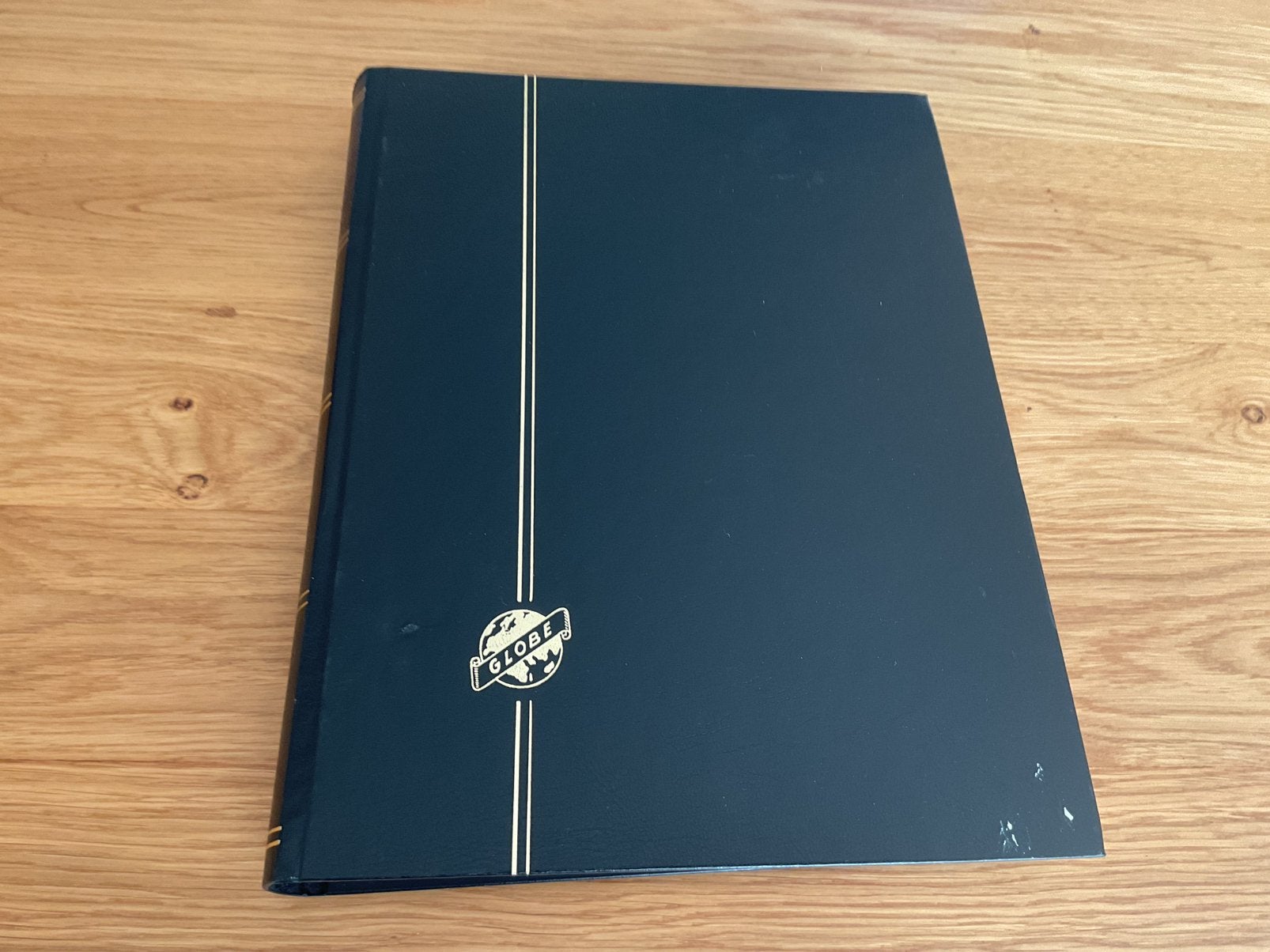 Leeg stockboek 48 blz zwarte kaft, Postzegels en Munten, Ophalen of Verzenden, Verzamelalbum