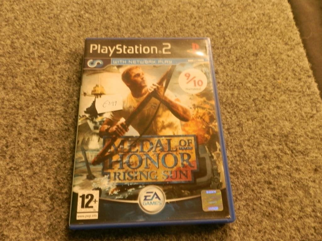 Ps2 spel medal of honor rising sun, Spelcomputers en Games, Avontuur en Actie, Online, Gebruikt, 1 speler