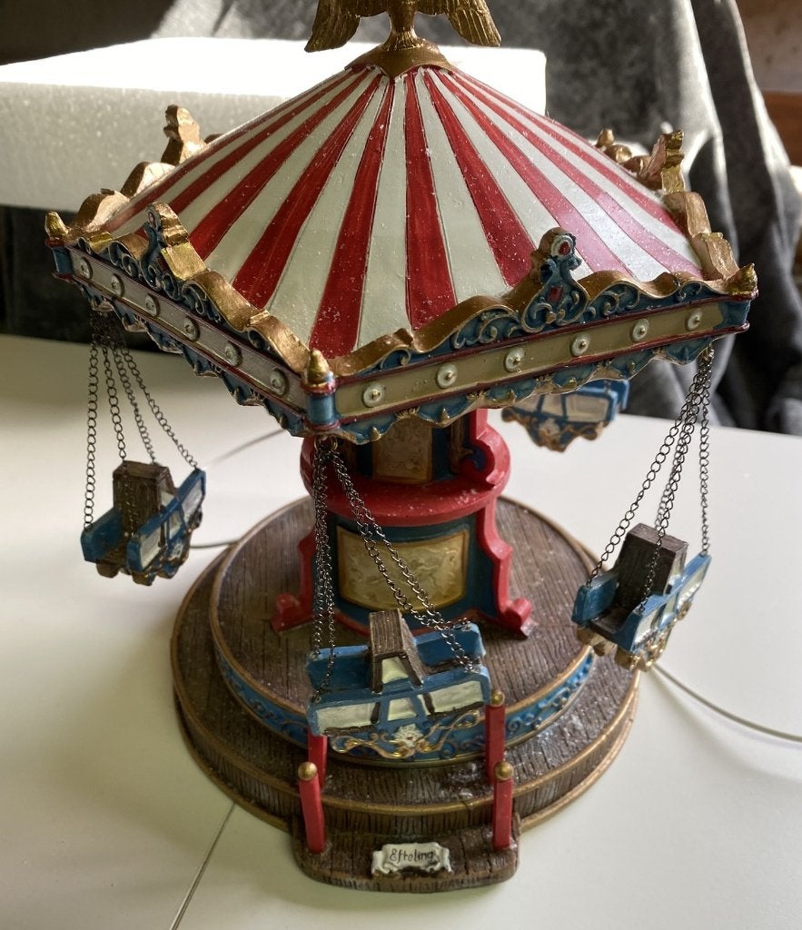 Efteling Zweefmolen -Kleine Zweefmolen - Met Doos & Werkend, Verzamelen, Efteling, Info@efteling.com, Ophalen of Verzenden, Beeldje of Poppetje