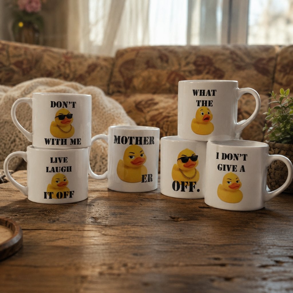 DUCKing gave mokken!, Keramiek, Nieuw, Ophalen of Verzenden, Overige stijlen