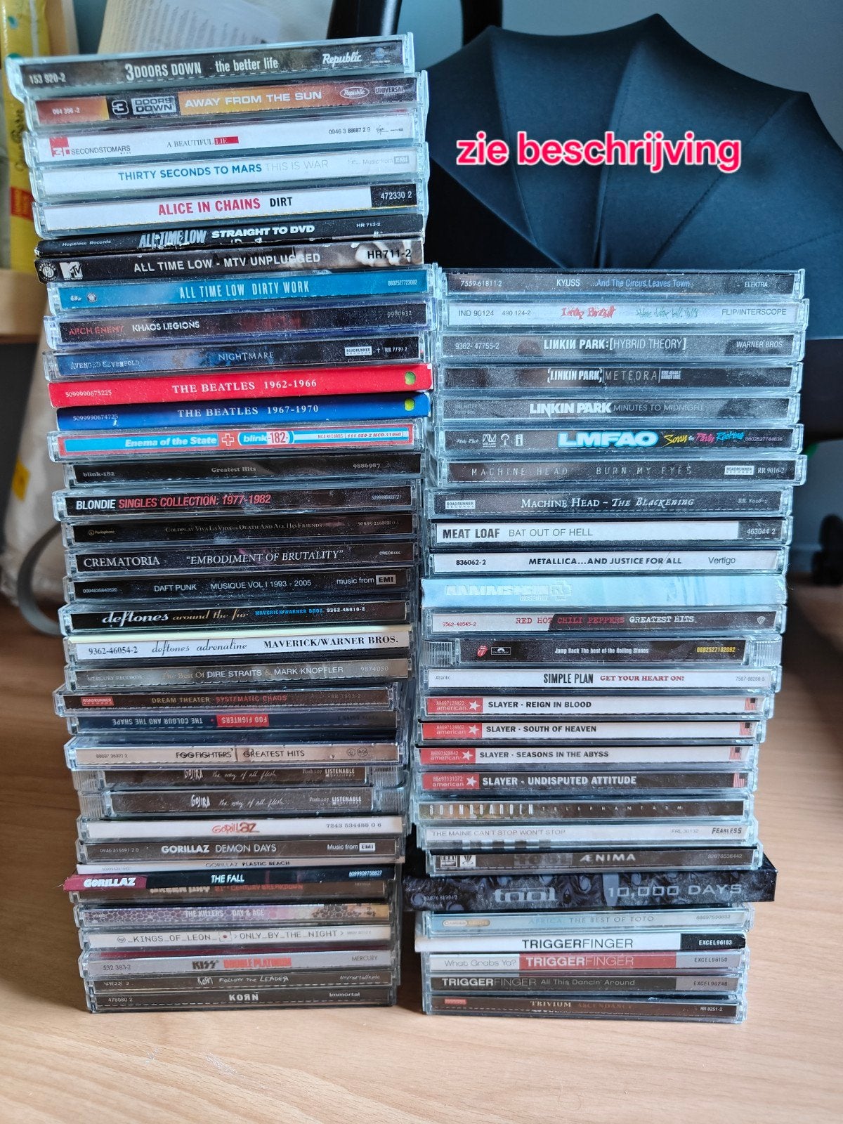 CD Collectie Metal –Slayer, Tool, Linkin Park, Gojira, e.v.a, Ophalen of Verzenden, Zo goed als nieuw, Album