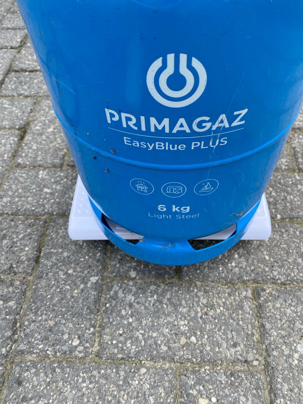 Primagaz EasyBlue PLUS gasfles tm 2030, Ophalen, Gebruikt