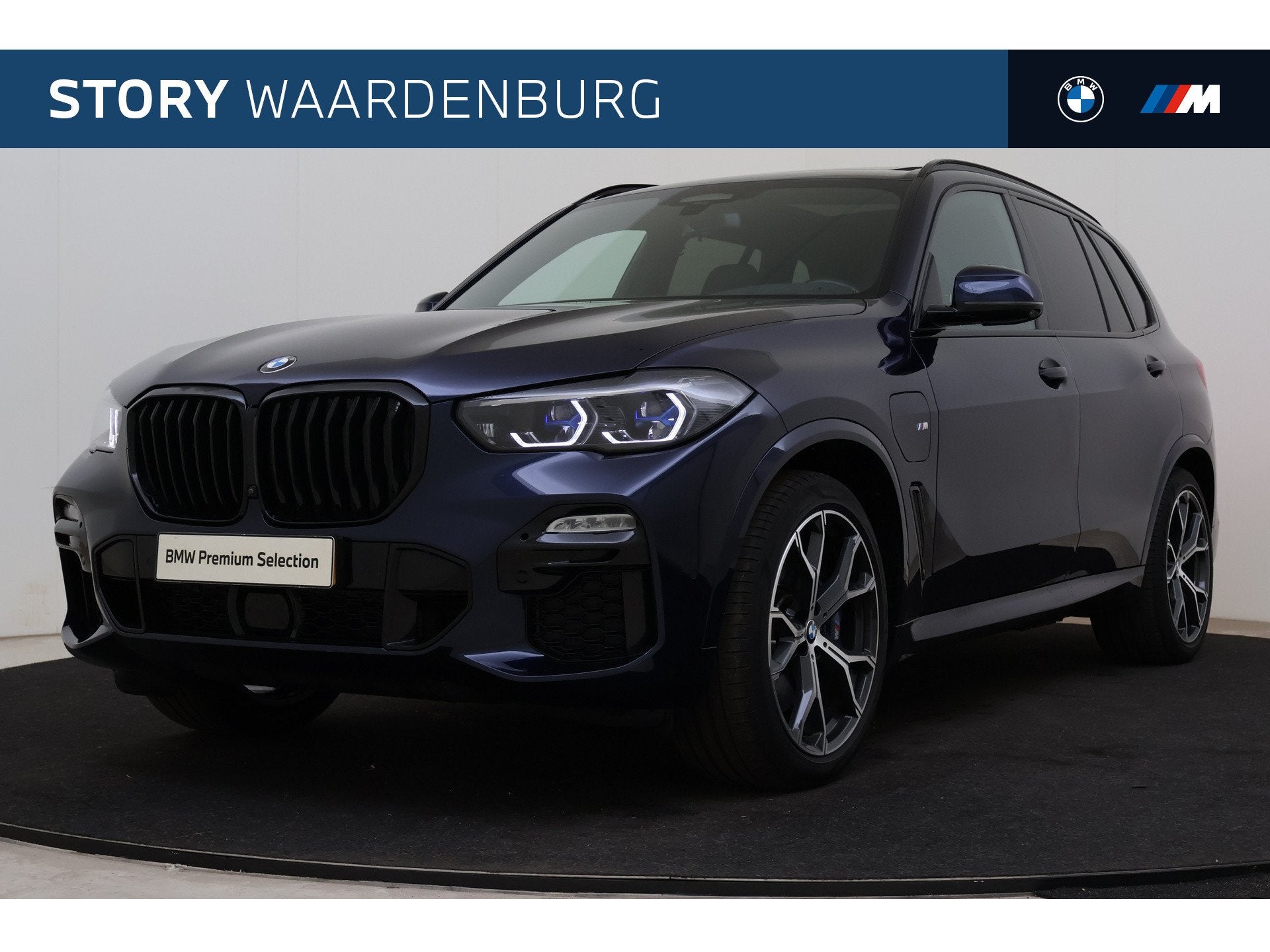 BMW X5 xDrive45e High Executive M Sport Automaat / Trekhaak, Auto's, Gebruikt, 394 pk, Met garantie (alle), Blauw