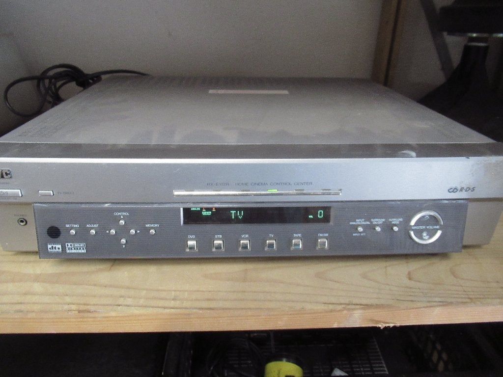 Jvc receiver-versterker, rx-e112rsl. Am-fm-vhf, rds,, Gebruikt, Subwoofer, JVC, Ophalen of Verzenden