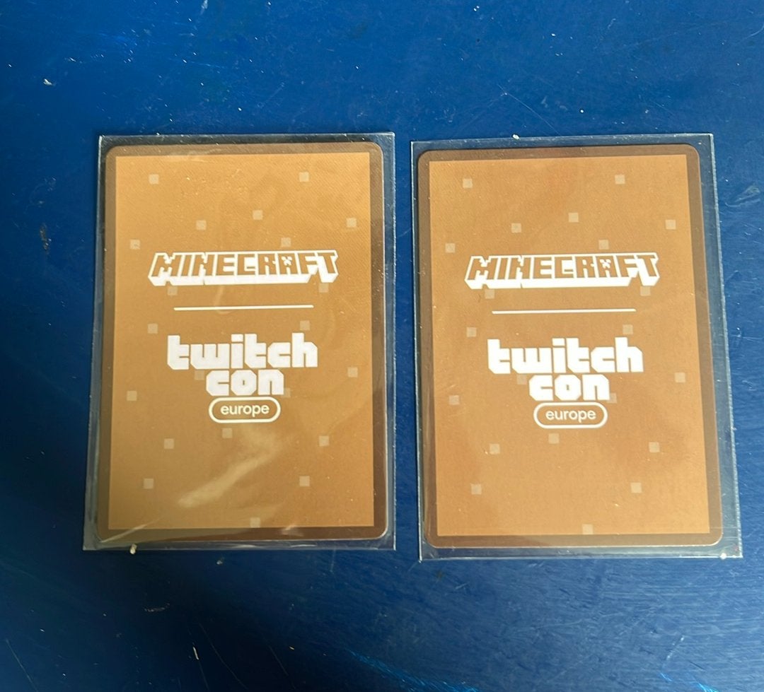 Minecraft crafter cape - TwitchCon exclusive, 1 speler, Ophalen of Verzenden, Zo goed als nieuw, Vanaf 7 jaar