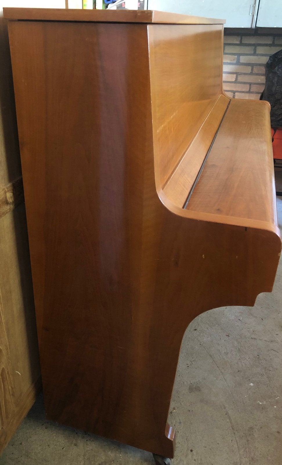 Piano Zimmermann hout, Ophalen, Gebruikt, Bruin, Piano