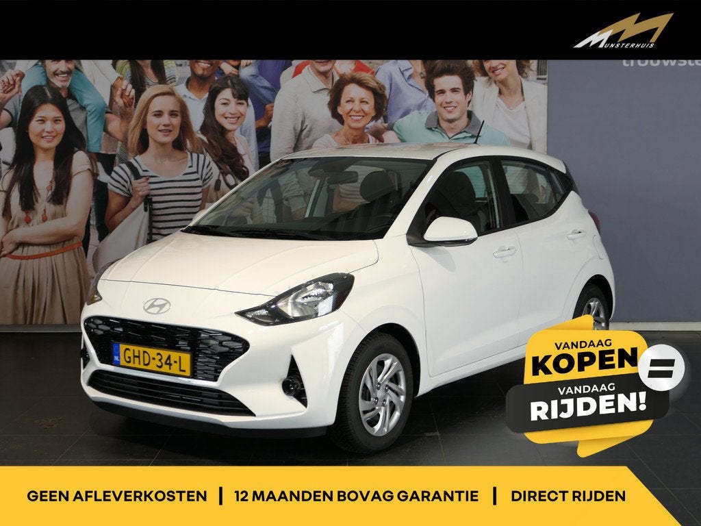 Hyundai i10 1.0 Comfort - Apple carplay/ Android auto - Crui, Auto's, Hyundai, Bedrijf, Te koop, i10, ABS, Airbags, Airconditioning