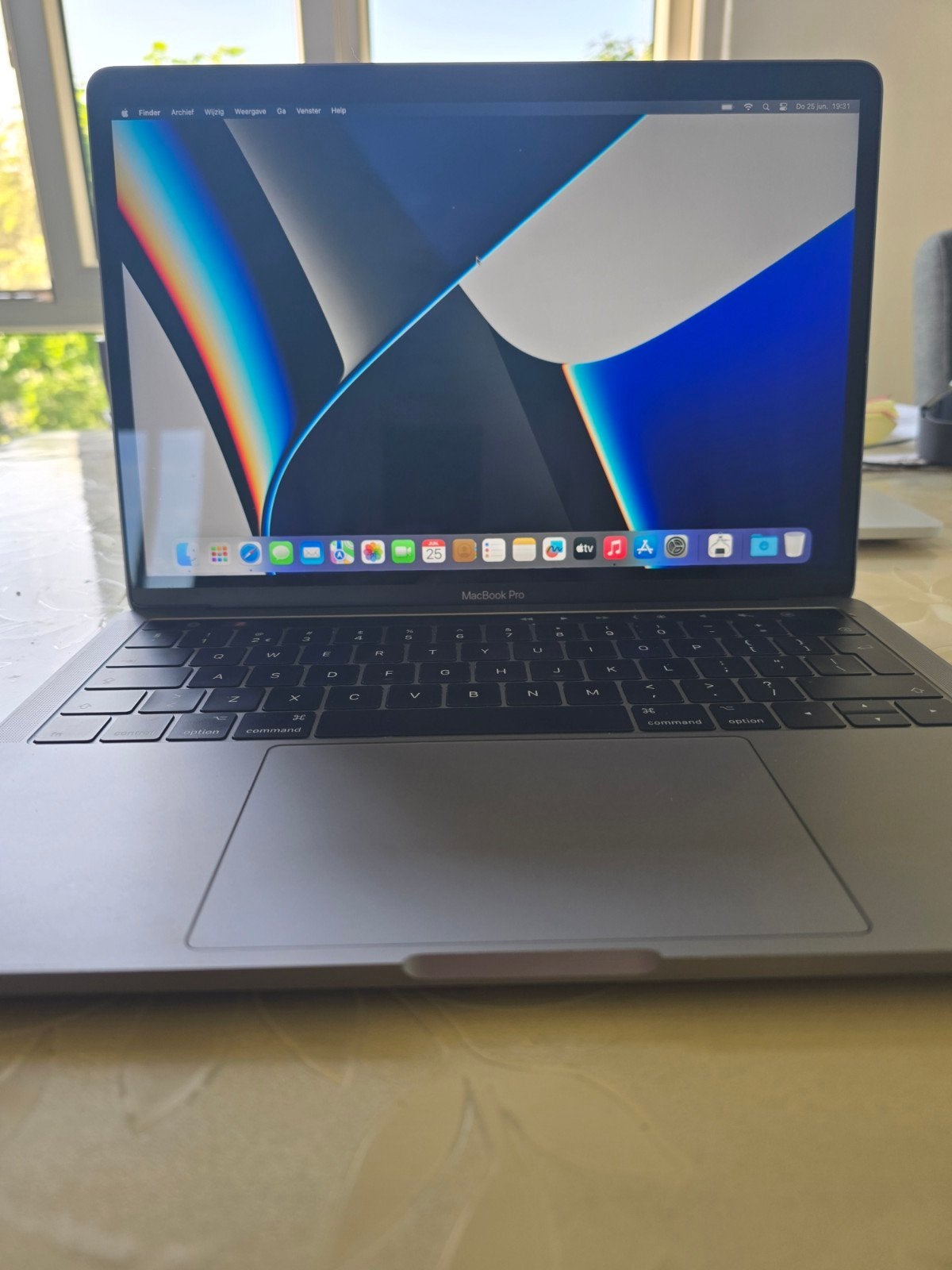 Macbook pro 2017. 13inch  i5  16GB 256GB  touchbar, Gebruikt, 256 GB, 2 tot 3 Ghz, Qwerty