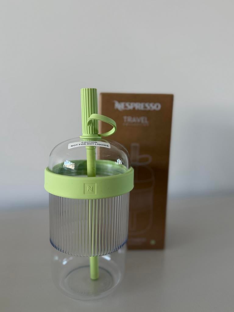Nespresso Pistacio Travel Tumbler - Limited Edition, Huis en Inrichting, Keuken | Keukenbenodigdheden, Kunststof, Nieuw, Ophalen of Verzenden