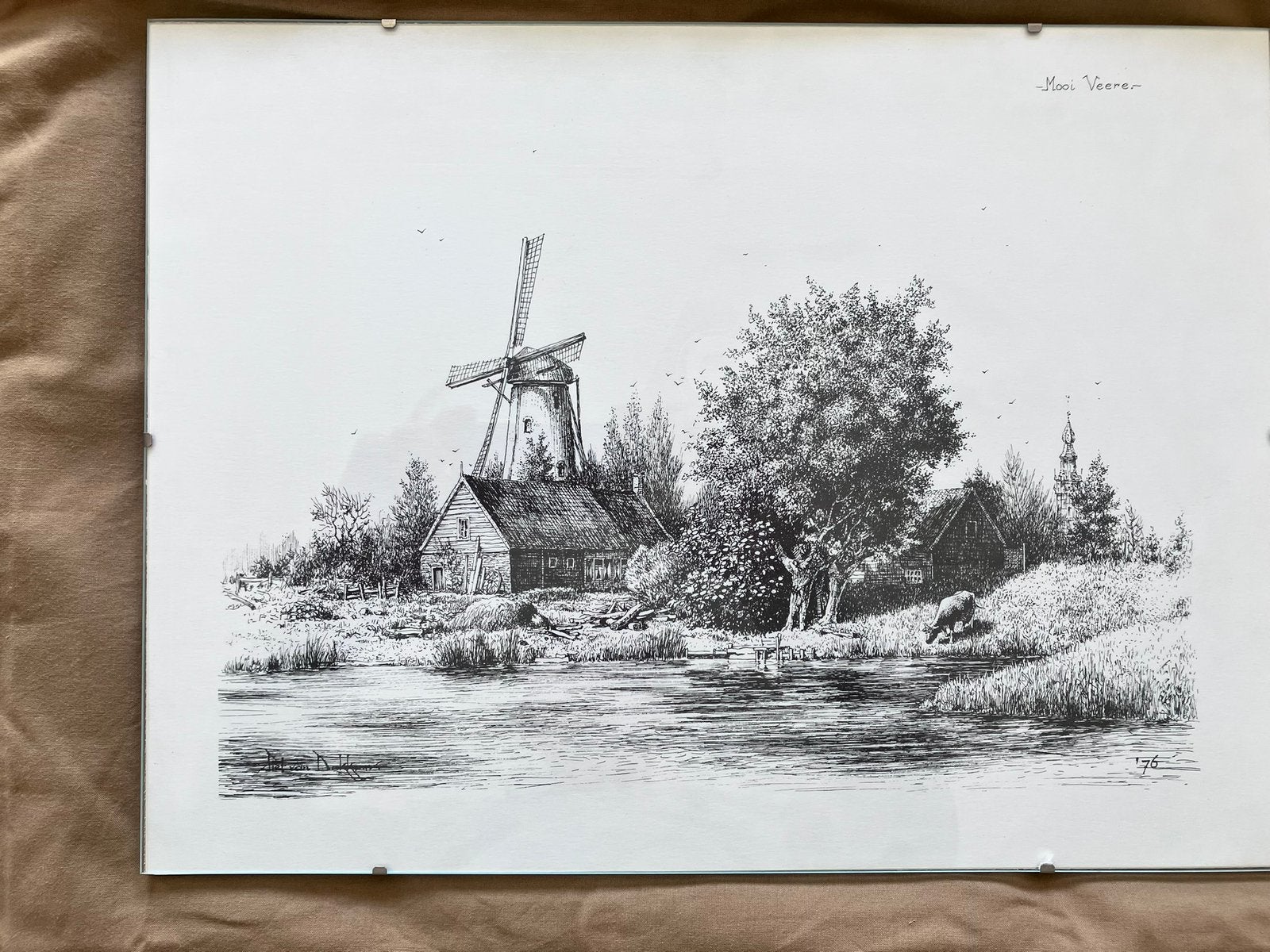 Prent mooi Veren., Ophalen