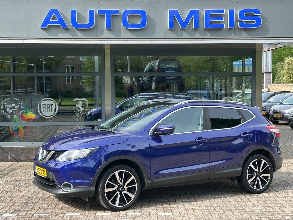 Nissan QASHQAI 1.2 Tekna Navi Camera Leer  Cruise Panorama T, Auto's, Nissan, Voorwielaandrijving, Euro 5, Gebruikt, USB