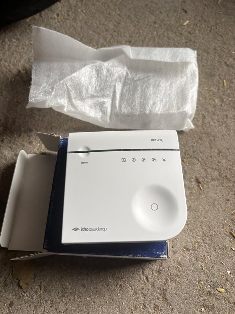 Itho Daalderop RFT-CO2 sensor 230V gevoed, Ophalen of Verzenden, Zo goed als nieuw, Ventilator