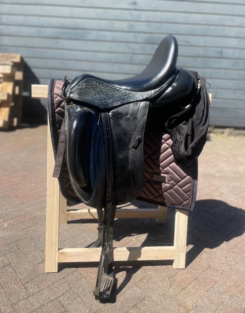 Custom dressuur zadel, Ophalen of Verzenden, Zo goed als nieuw, Dressuur