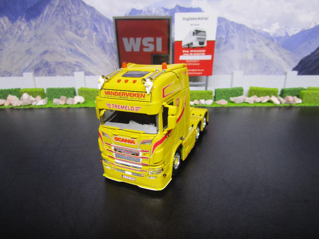 Wsi 01-4778 Scania R Highline CR20H 6x2 , Vanderveken, Hobby en Vrije tijd, Modelauto's | 1:50, Ophalen, Nieuw, Bus of Vrachtwagen