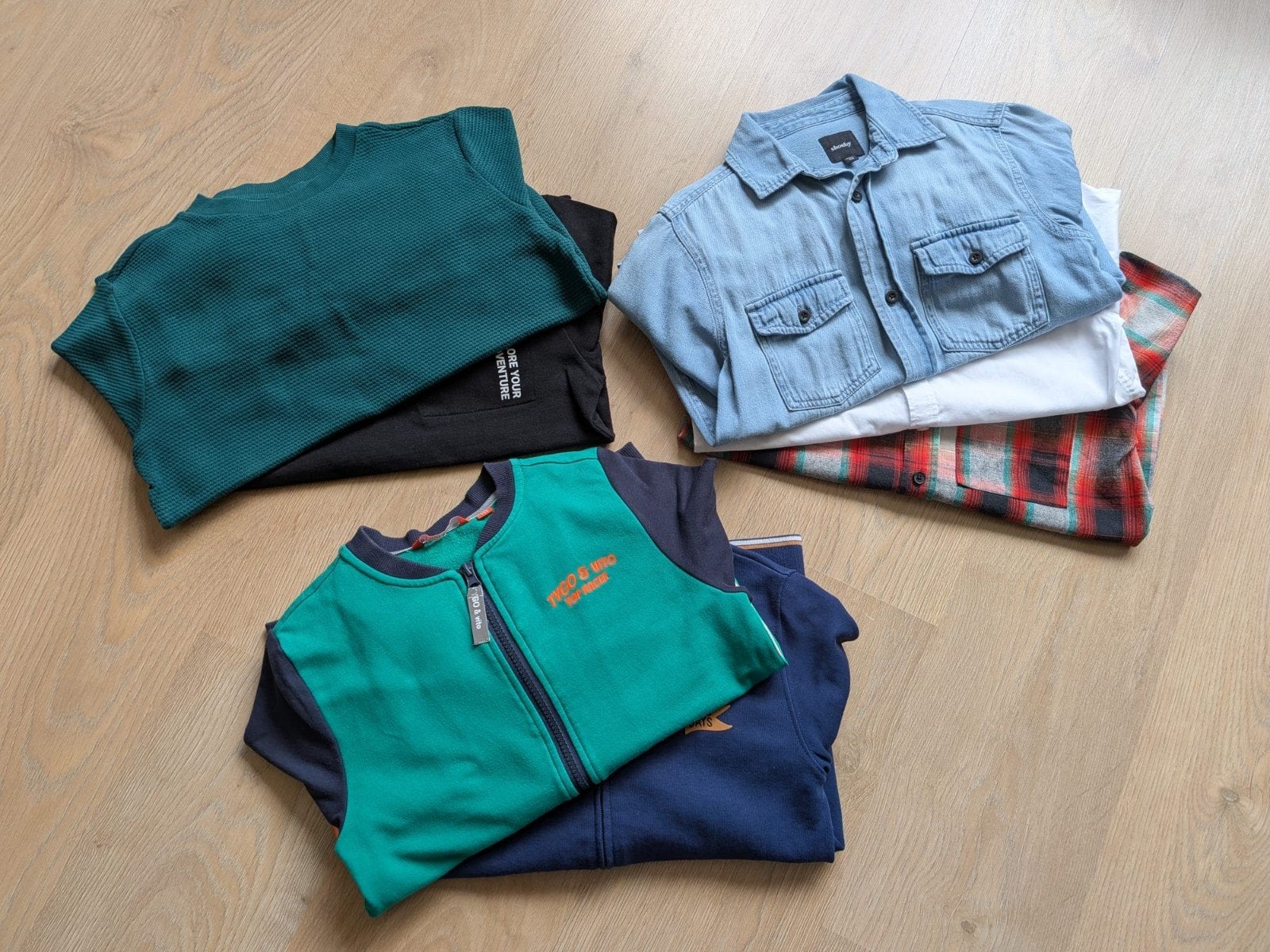 Lange-mouw shirts jongens - maat 146/152, Ophalen of Verzenden, Zo goed als nieuw, Maat 146