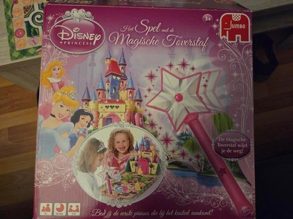 Disney Princess Het Magische Toverstaf Spel Jumbo, Een of twee spelers, Ophalen of Verzenden, Zo goed als nieuw, Jumbo