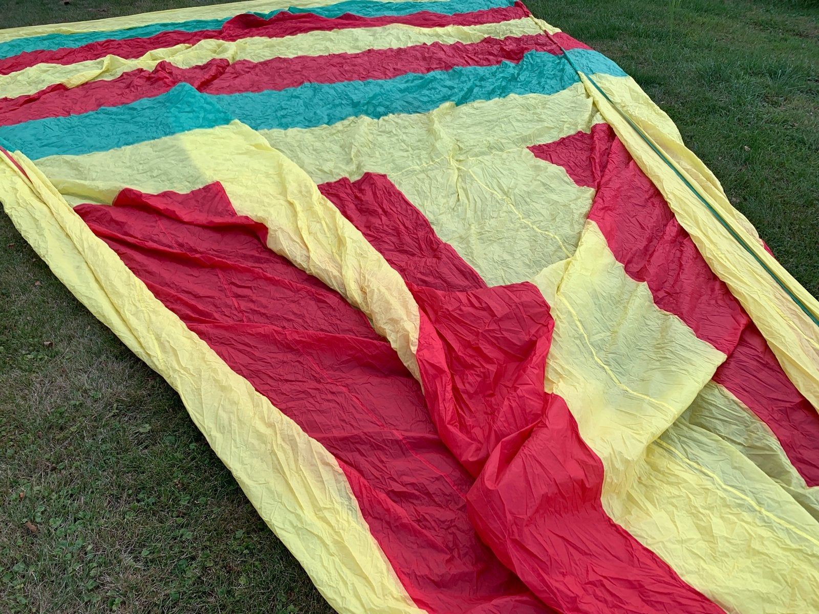 Spinnaker in 3 kleuren, van 9.60 meter zeiljacht, Ophalen of Verzenden, Gebruikt, Spinnaker