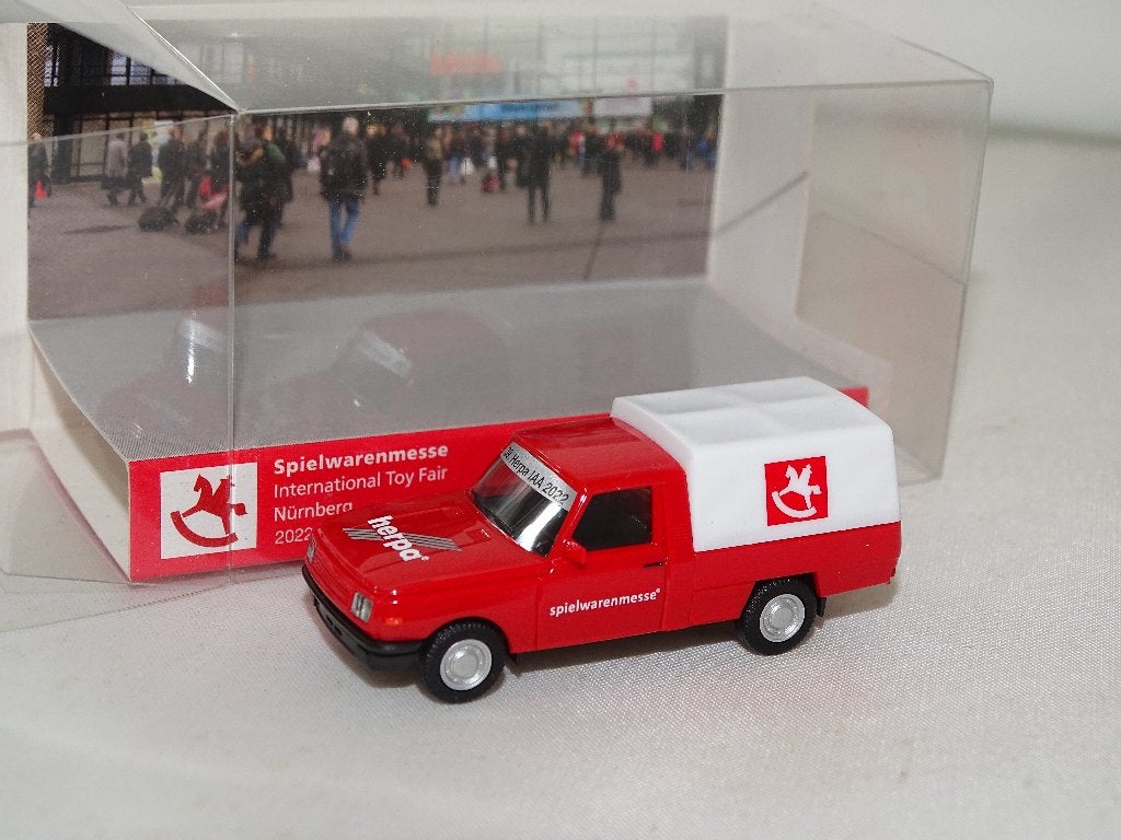 1/87 Herpa Wartburg trans 85 Spiwa, Ophalen of Verzenden, Nieuw, Auto, Herpa