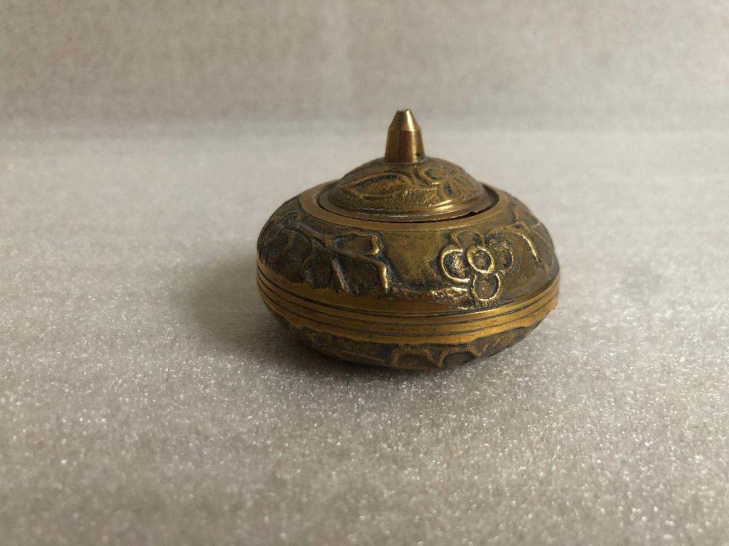 Doos potje koper, Antiek en Kunst, Antiek | Koper en Brons, Ophalen of Verzenden, Koper