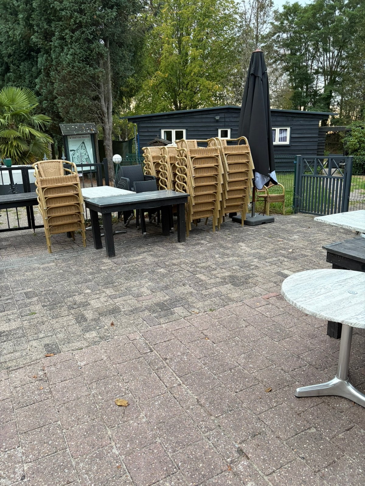 Horeca terras, gebruikt, 5 jaar oud, Tuin en Terras, Ophalen, Gebruikt