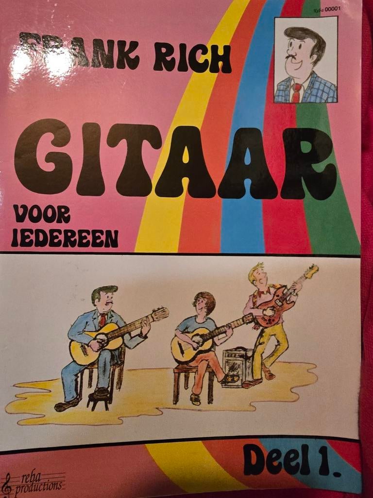 Frank Rich Gitaar voor Iedereen Deel 1 - Gitaarlesboek, Overige genres, Les of Cursus, Ophalen of Verzenden, Gitaar