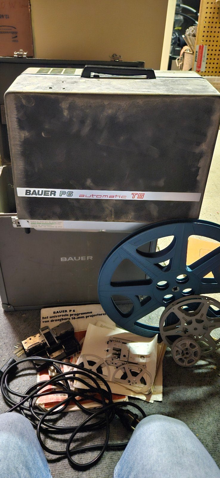 Bauer P6 Automatic T5 16mm Projector met HIFI 35 Speaker, Verzamelen, Ophalen