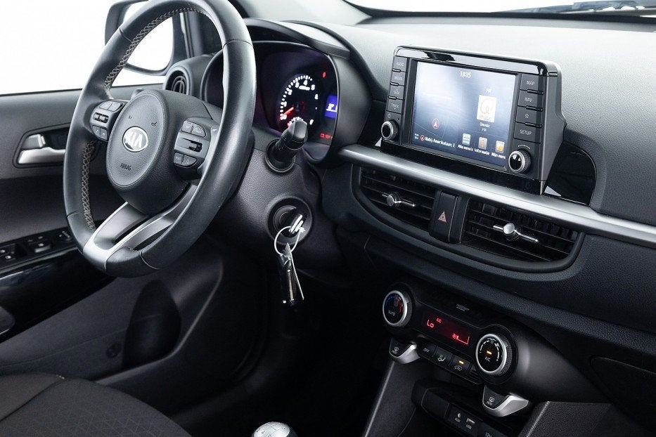 Kia Picanto 1.0 CVVT First Edition | ECC | NAVI | VELGEN ✅, Voorwielaandrijving, 12 maanden, Stof, Gebruikt